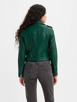 Thumbnail for your product : Levi's Belted Faux Leather Moto Jacket - Women's - Forest