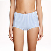Thumbnail for your product : J.Crew Seersucker high-waist brief