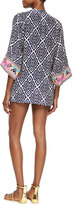 Thumbnail for your product : Alice & Trixie Gwen Geometric-Print Silk Top