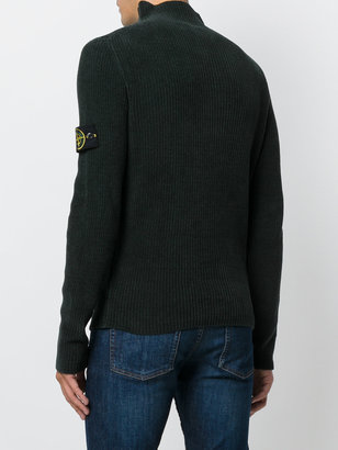 Stone Island fitted roll neck sweater