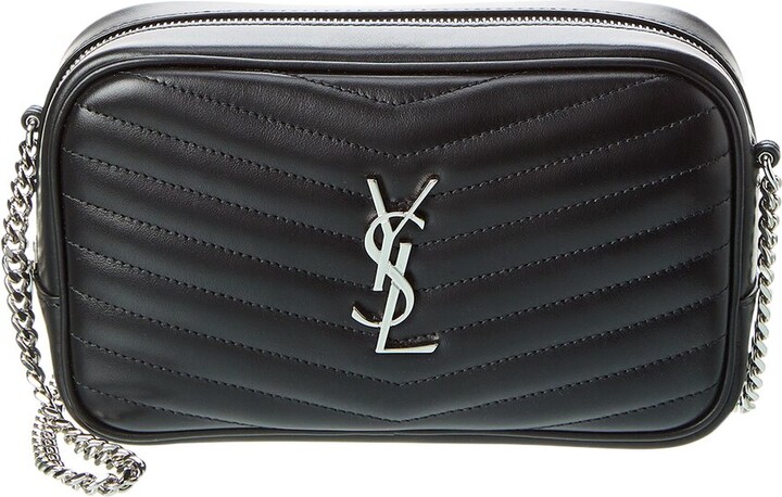 Saint Laurent Lou Mini Quilted Leather Camera Bag