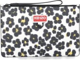 Thumbnail for your product : Kenzo Leopard-Printed Zipped Clutch Bag