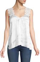 Thumbnail for your product : CAMI NYC Chelsea Charmeuse Lace Cami