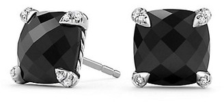 David Yurman Chatelaine Stud Earrings with Gemstone & Diamonds/9mm