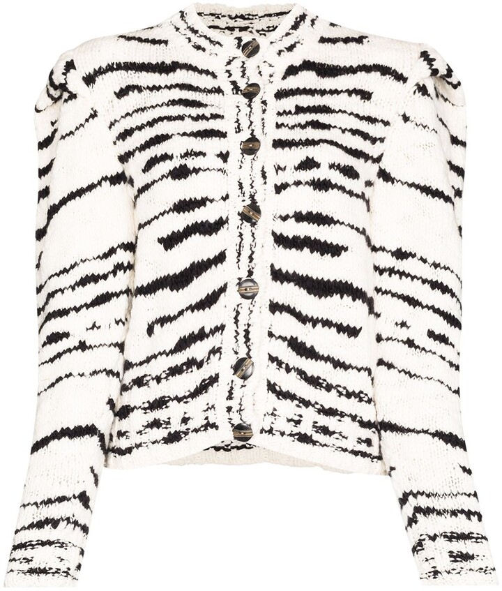 Zebra Cardigan | Shop the world's largest collection of fashion 