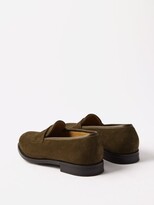Thumbnail for your product : Edward Green Piccadilly Suede Loafers - Green