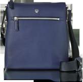 Thumbnail for your product : MCM Ottomar Pistol Blue Grain Leather Small Messenger Bag