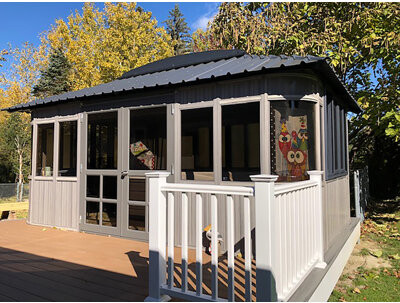 Westview Manufacturing Colorado 17.5 Ft. W x 11.5 Ft. D Ultrawood Composite Patio Gazebo