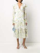 Thumbnail for your product : Philosophy di Lorenzo Serafini Floral Long-Sleeve Midi Dress
