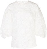 Thumbnail for your product : Carolina Herrera Floral Lace Blouse