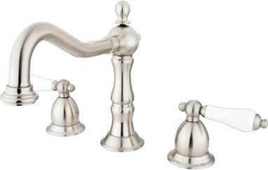 Elements of Design Baltimore Widespread Bathroom Faucet with Drain Assembly