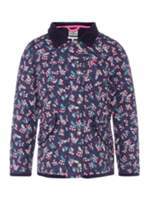 Thumbnail for your product : Joules Girls Ditsy Floral Print Quilted Coat