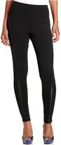 Thumbnail for your product : NY Collection Petite Pleather-Trim Leggings