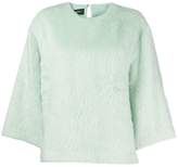 Thumbnail for your product : Rochas furry loose blouse
