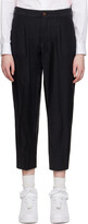 Black Pleated Trousers 