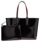 Thumbnail for your product : Christian Louboutin Cabata Patent-leather Tote - Womens - Black