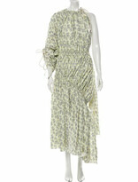 Thumbnail for your product : Marni Floral Print Long Dress Yellow