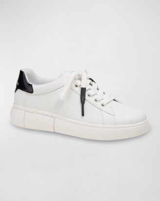 Kate Spade Lift Low-Top Leather Sneakers