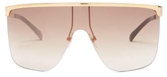 Givenchy Oversized Square Frame Sunglasses - Womens - Gold