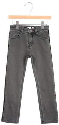 Little Marc Jacobs Girls' Denim Straight-Leg Jeans w/ Tags grey Girls' Denim Straight-Leg Jeans w/ Tags