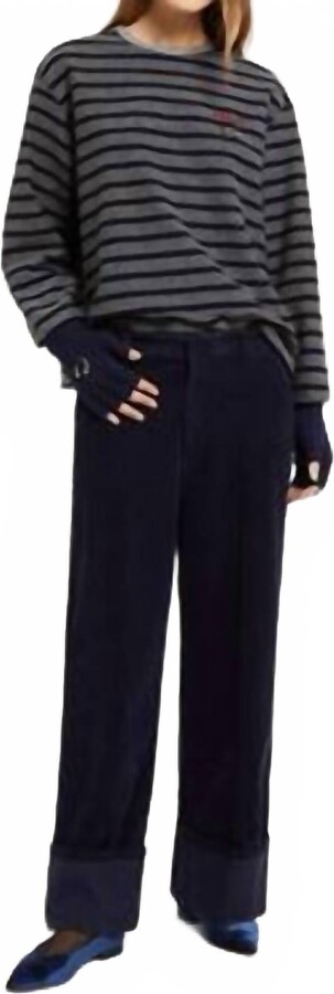 Ottod'ame Cotton Chino Jeans In Night
