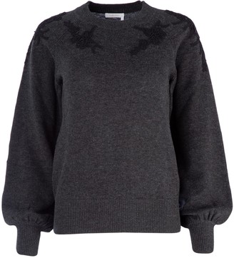 See by Chloe Embroidered Crewneck Sweater