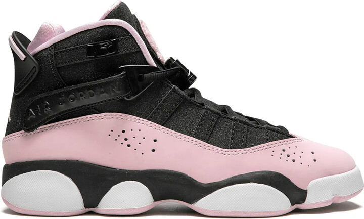 Jordan Kids Jordan 6 Rings "Black/Pink Foam/Anthracite" sneakers