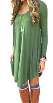 Thumbnail for your product : DEARCASE Women's Long Sleeve Casual Loose T-Shirt Dress