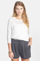 Thumbnail for your product : Lily White Tweed Shorts (Juniors)