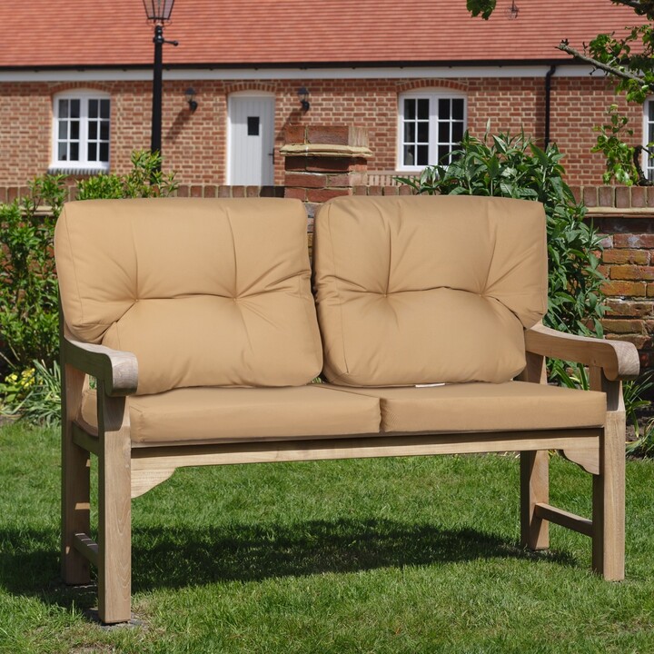 Aoodor Deep Seating Loveseat Cushion Set with Back Cushion Set of 2