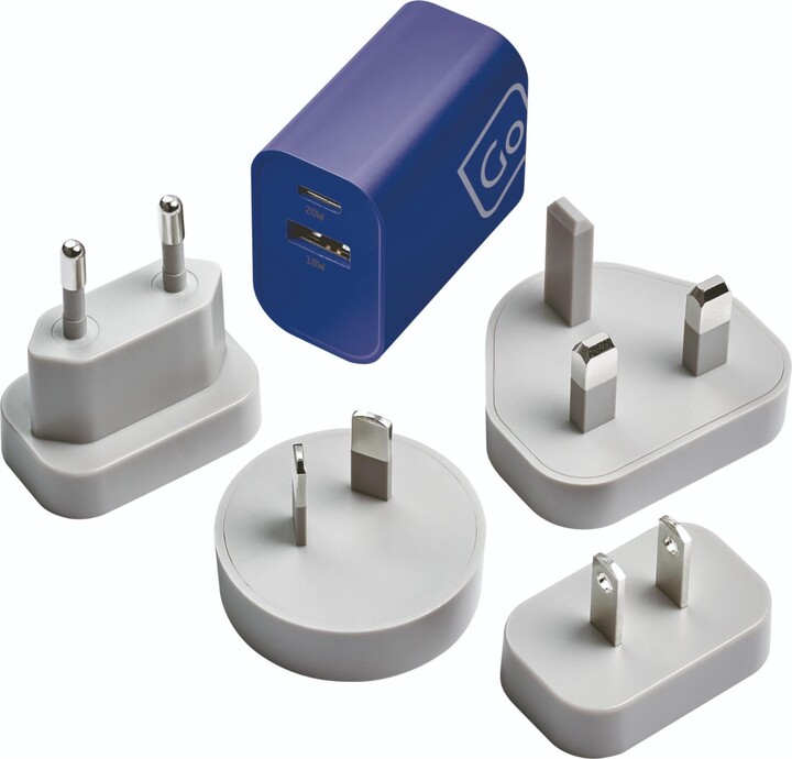 Go Travel Worldwide Usb-a and Usb-c Travel Wall Charger