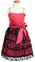 Thumbnail for your product : Un Deux Trois Polka Dot Tulle Dress (Big Girls)
