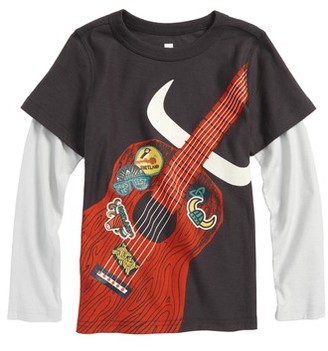 Tea Collection Boy's Highland Guitar Layer T-Shirt