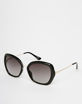Thumbnail for your product : ASOS Oversized 70's Sunglasses With Nose Bridge