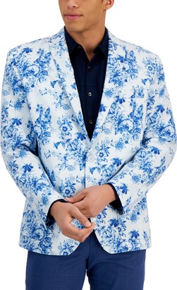 INC International Concepts Men's Floral Blazer, Created for Macy's