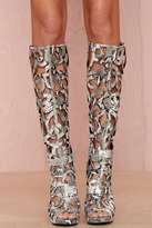 Thumbnail for your product : Jeffrey Campbell Scribble Leather Boot - Python