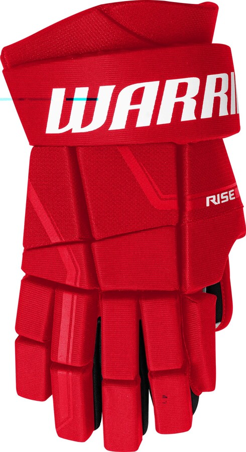 Warrior Senior Rise Hockey Gloves, Men's, Size 13, Black