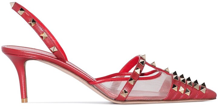 Valentino Red Women's Pumps | ShopStyle
