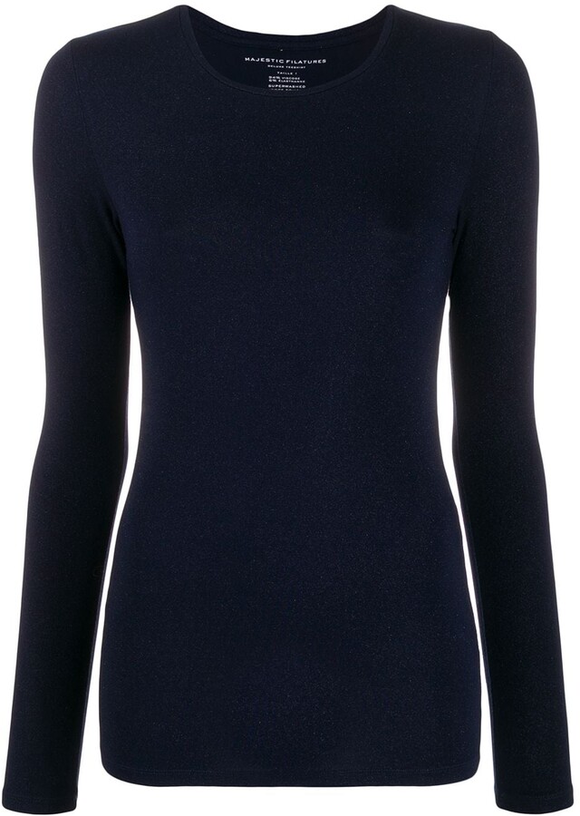 Majestic Filatures Fitted Silhouette Jumper - ShopStyle Sweaters