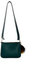 Thumbnail for your product : Celine Dion Pizzicato Faux Leather Shoulder Bag - Black