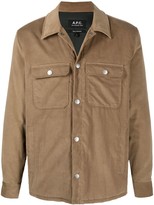 Thumbnail for your product : A.P.C. Padded Corduroy Shirt Jacket