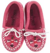Thumbnail for your product : Minnetonka Girls' Embellished Suede Mocassins