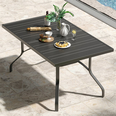 Red Barrel Studio Outdoor Dining Table 60\