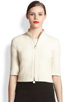 Thumbnail for your product : Akris Cashmere Elbow-Sleeve Cardigan