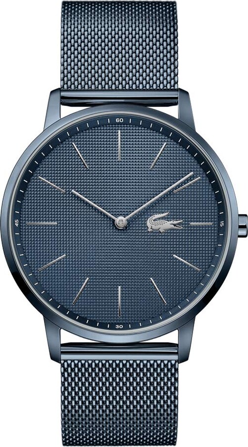 Lacoste Men's Moon Quartz Watch with Stainless Steel Strap - ShopStyle