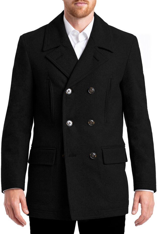 Chaps Men's Classic Double Breasted Overcoat - ShopStyle Raincoats ...