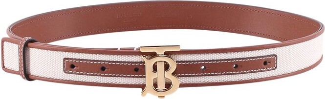 Burberry Reversible Monogram Leather Belt - 95