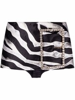 Thumbnail for your product : Dolce & Gabbana Buckle-Detailed Mini Skirt