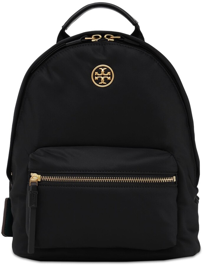 tory burch black backpack purse