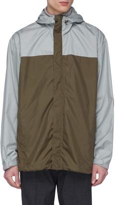 3.1 Phillip Lim Colourblock hooded windbreaker jacket
